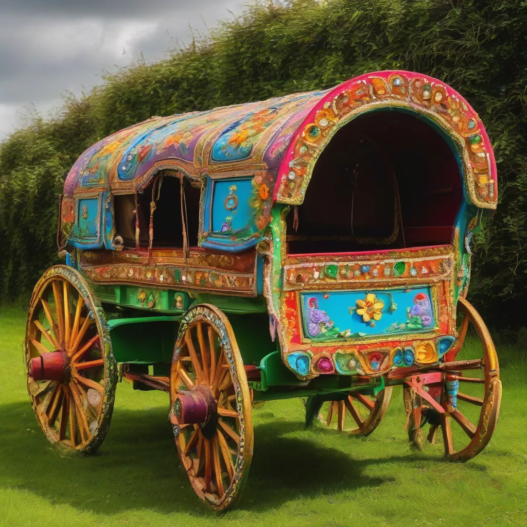 Traditional Horse-Drawn Wagon